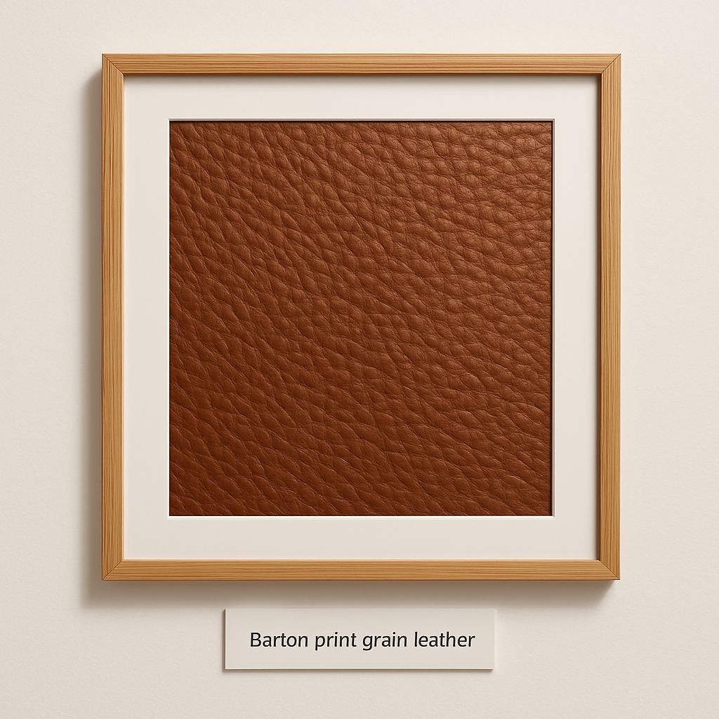 Barton Print Grain Leather